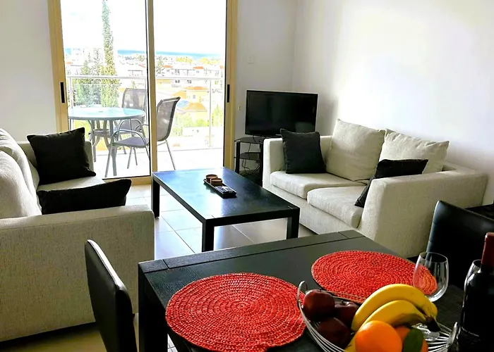 Elysia Park - 2 Bed Seaview Апартаменты Пафос